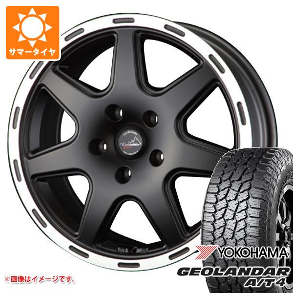 【タイヤ交換対象】5本セット ジープ ラングラー JK/JL系用 サマータイヤ ヨコハマ ジオランダー A/T4 G018 LT275/70R17 124/121S アウトラインホワイトレター ラ・ストラーダ ティラード クロス タイヤホイール5本セット