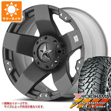 5本セット ジープ ラングラー JK/JL系用 サマータイヤ ヨコハマ ジオランダー M/T G003 35x12.50R17 LT 121Q KMC XD775 ロックスター タイヤホイール5本セット