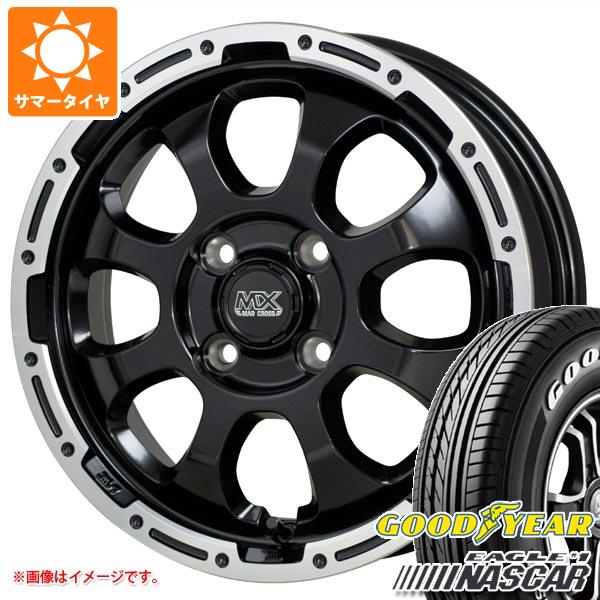 【タイヤ交換対象】ライズ用 2024年製 サマータイヤ グッドイヤー イーグル ＃1 ナスカー 215/65R16C 109/107R ホワイトレター マッドクロスグレイス 6.0-16 タイヤホイール4本セット