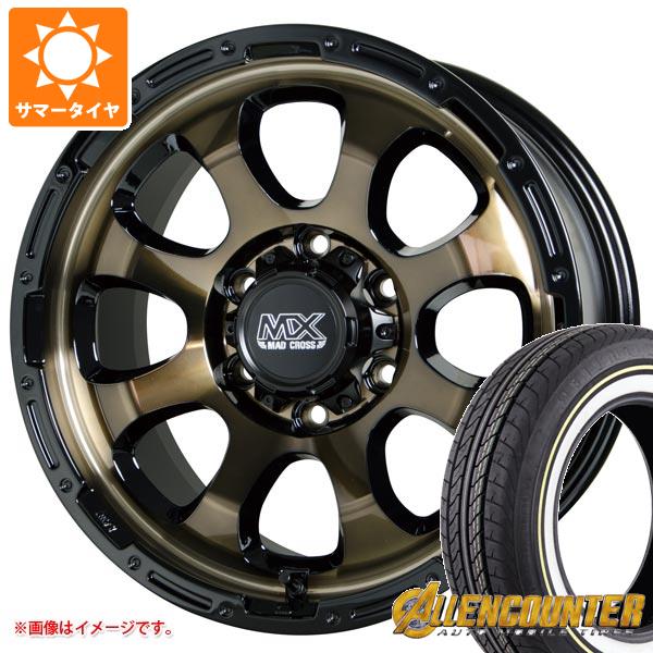 【タイヤ交換対象】NV350キャラバン E26用 サマータイヤ オーレンカウンター クラシックオーバル 215/65R16C 109/107T ホワイト/イエローリボン マッドクロスグレイス 6.5-16 タイヤホイール4本セット
