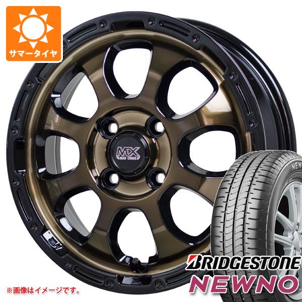 【タイヤ交換対象】キャリイ DA16T用 サマータイヤ ブリヂストン ニューノ 165/65R14 79S マッドクロスグレイス 4.5-14 タイヤホイール4本セット