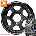 【タイヤ交換対象】5本セット ジムニー JB64W用 サマータイヤ BFグッドリッチ マッドテレーンT/A KM3 LT225/75R16 115/112Q レイズ ボルクレーシング TE37XT FOR J 5.5-16 タイヤホイール5本セット