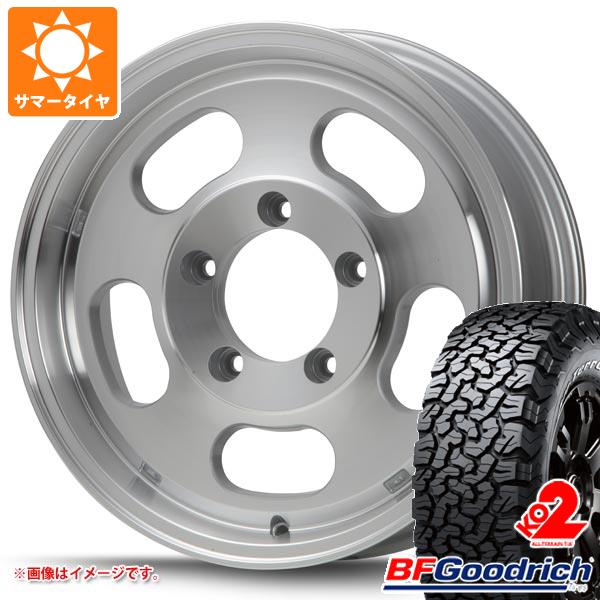 【タイヤ交換対象】5本セット ジムニーシエラ JB74W用 サマータイヤ BFグッドリッチ オールテレーンT/A KO2 LT225/75R16 115/112S ホワイトレター MLJ エクストリームJ Dスロット 5.5-16 タイヤホイール5本セット