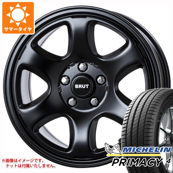 【タイヤ交換対象】デリカD:5用 サマータイヤ ミシュラン プライマシー4 225/65R17 102H ブルート BR-44 7.5-17 タイヤホイール4本セット