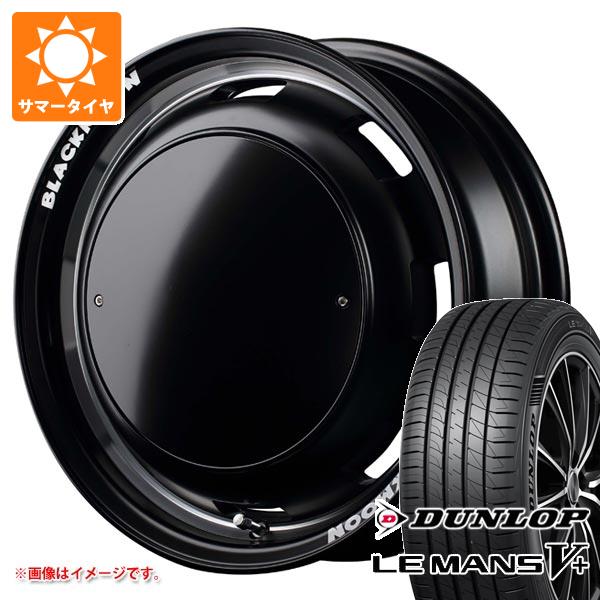 【タイヤ交換対象】キャリイ DA16T用 サマータイヤ ダンロップ ルマン5 LM5+ 165/60R15 77H ガルシア シスコ ブラックムーンエディション 4.5-15 タイヤホイール4本セット