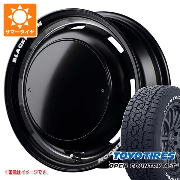 【タイヤ交換対象】キャリイ DA16T用 2025年製 サマータイヤ トーヨー オープンカントリー A/T3 165/80R14 97/95N LT ホワイトレター ガルシア シスコ ブラックムーンエディション 4.5-14 タイヤホイール4本セット