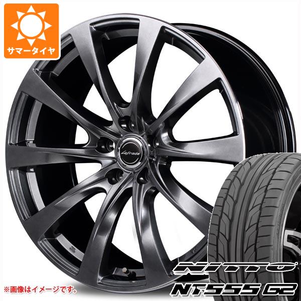 【タイヤ交換対象】 レクサス GS用 サマータイヤ ニットー NT555 G2 245/40R18 97Y XL レフィナーダ モーション2 8.0-18 タイヤホイール4本セット