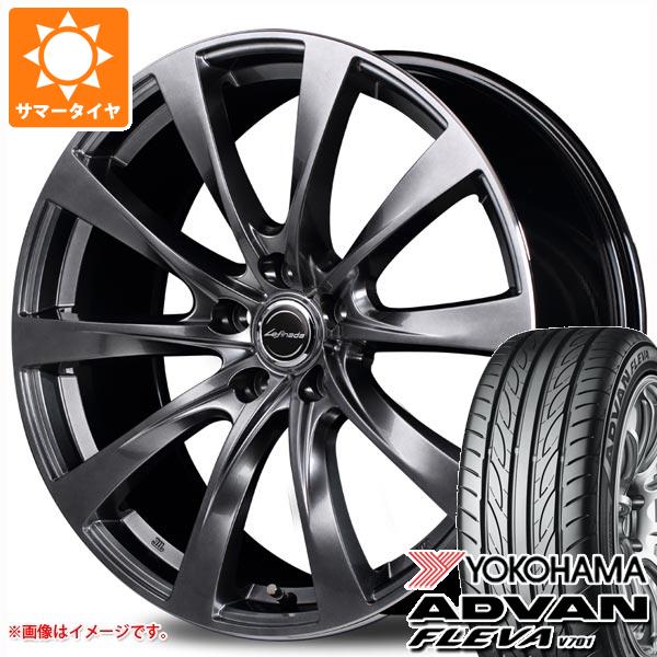 【タイヤ交換対象】IS350用 サマータイヤ ヨコハマ アドバン フレバ V701 225/45R18 95W XL レフィナーダ モーション2 8.0-18 タイヤホイール4本セット