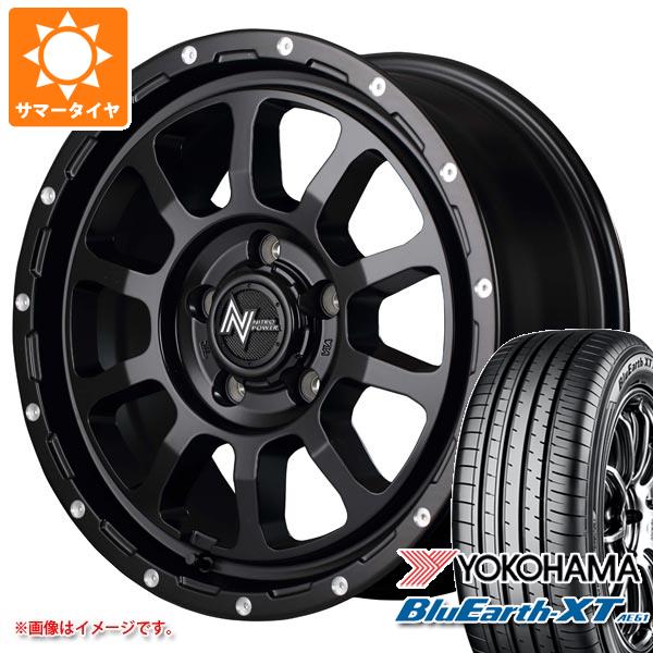 【タイヤ交換対象】エクリプスクロス GK系用 サマータイヤ ヨコハマ ブルーアースXT AE61 225/65R17 106V XL ナイトロパワー M10 パーシング 7.0-17 タイヤホイール4本セット