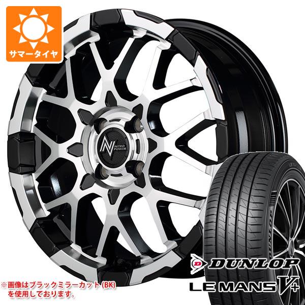【タイヤ交換対象】キャリイ DA16T用 2025年製 サマータイヤ ダンロップ ルマン5 LM5+ 165/65R15 81S ナイトロパワー M28 バレット 5.0-15 タイヤホイール4本セット