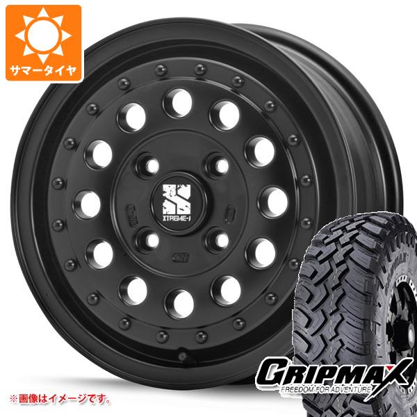 【タイヤ交換対象】ハスラー用 サマータイヤ グリップマックス マッドレイジ M/T 185R14C 102/100Q ホワイトレター MLJ エクストリームJ ラギッド 5.0-14 タイヤホイール4本セット