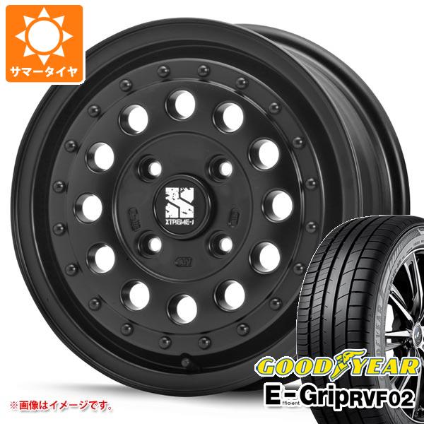 【タイヤ交換対象】サマータイヤ 155/65R14 75H グッドイヤー エフィシエントグリップ RVF02 MLJ エクストリームJ ラギッド 5.0-14 タイヤホイール4本セット