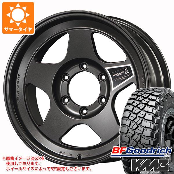 【タイヤ交換対象】5本セット FJクルーザー 10系用 サマータイヤ BFグッドリッチ マッドテレーンT/A KM3 LT265/70R17 121/118Q ブラッドレー フォージド タクミ 8.0-17 タイヤホイール5本セット