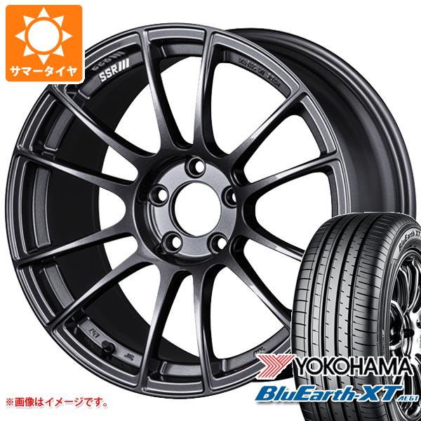 【タイヤ交換対象】サマータイヤ 225/60R18 100H ヨコハマ ブルーアースXT AE61 SSR GTX04 7.5-18 タイヤホイール4本セット