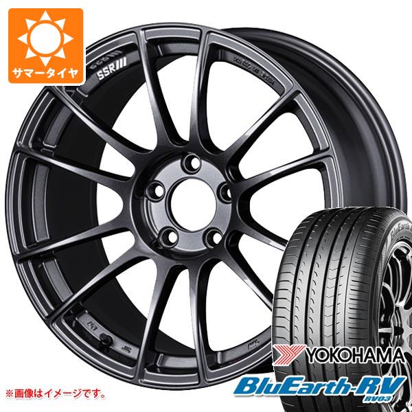【タイヤ交換対象】サマータイヤ 215/45R18 93W XL ヨコハマ ブルーアースRV RV03 SSR GTX04 7.5-18 タイヤホイール4本セット