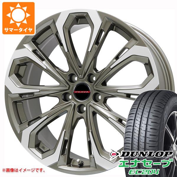 【タイヤ交換対象】サマータイヤ 165/50R16 75V ダンロップ エナセーブ EC204 レイシーン プラバ 5X 5.0-16 タイヤホイール4本セット