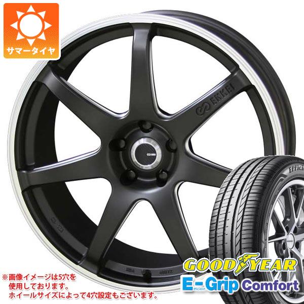 【タイヤ交換対象】サマータイヤ 165/50R16 75V グッドイヤー エフィシエントグリップコンフォート エンケイチューニング SC38 5.0-16 タイヤホイール4本セット