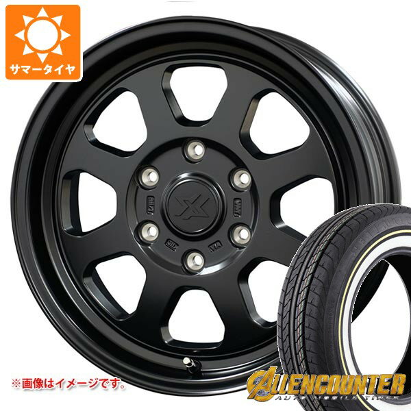 【タイヤ交換対象】トヨタ ハイエース 200系用 サマータイヤ オーレンカウンター クラシックオーバル 215/65R16C 109/107T ホワイト/イエローリボン コスミック クロスブラッド XB02 6.5-16 タイヤホイール4本セット