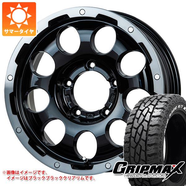 Rakuten - 【タイヤ交換対象】5本セット ジムニーシエラ JB74W用 サマータイヤ グリップマックス マッドレイジ R/T MAX LT215/70R16 100/97R ホワイトレター LMG CS-9 5.5-16 タイヤホイール5本セット