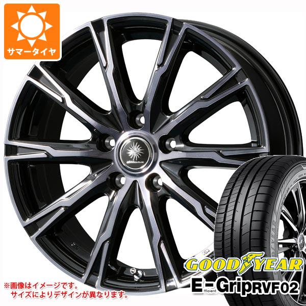 【タイヤ交換対象】サマータイヤ 165/65R14 79H グッドイヤー エフィシエントグリップ RVF02 ディルーチェ DX10 5.5-14 タイヤホイール4本セット