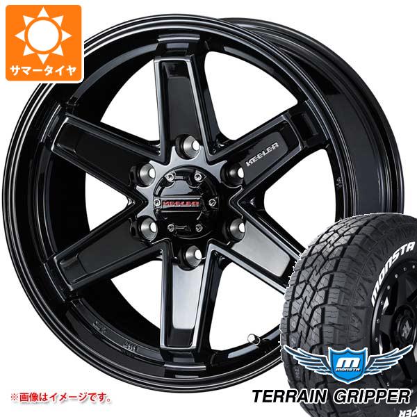 パジェロ V98用 サマータイヤ モンスタ テレーングリッパー 265/65R17 116T XL ホワイトレター キーラー タクティクス 7.5-17 タイヤホイール4本セット