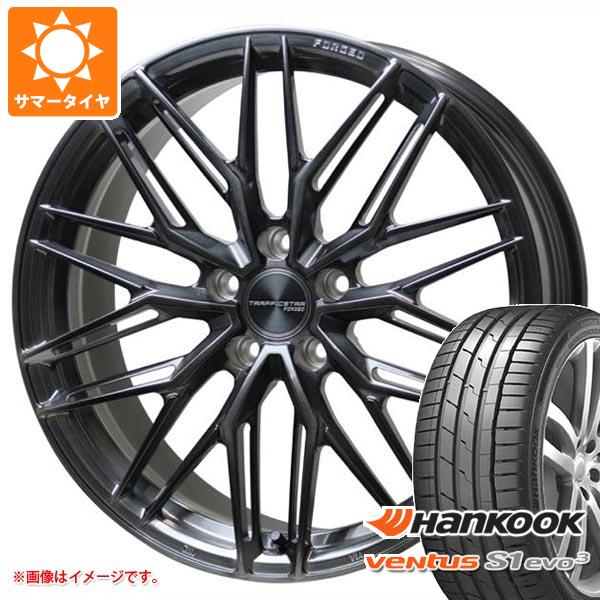 【タイヤ交換対象】2025年製 サマータイヤ 225/35R19 (88Y) XL ハンコック ベンタス S1 エボ3 K127 トラフィックスター フォージド TSF-03 8.0-19 タイヤホイール4本セット