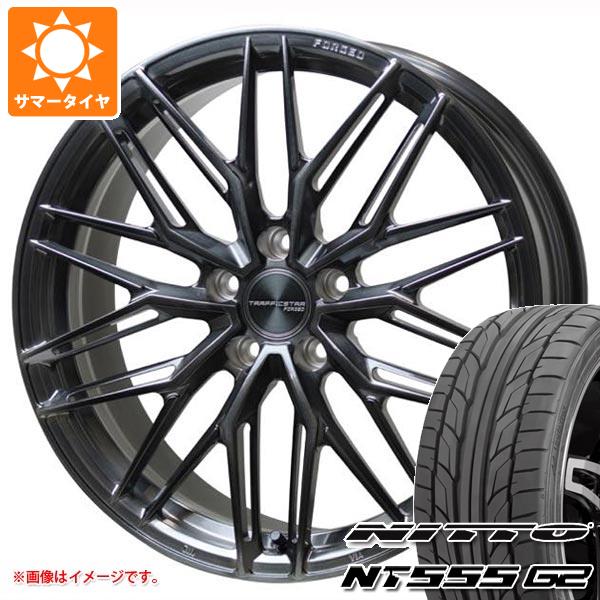 【タイヤ交換対象】サマータイヤ 245/45R19 102Y XL ニットー NT555 G2 トラフィックスター フォージド TSF-03 8.0-19 タイヤホイール4本セット