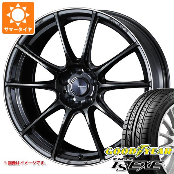 【タイヤ交換対象】2024年製 サマータイヤ 225/40R19 93W XL グッドイヤー イーグル LSエグゼ ウェッズスポーツ SA-25R 8.0-19 タイヤホイール4本セット