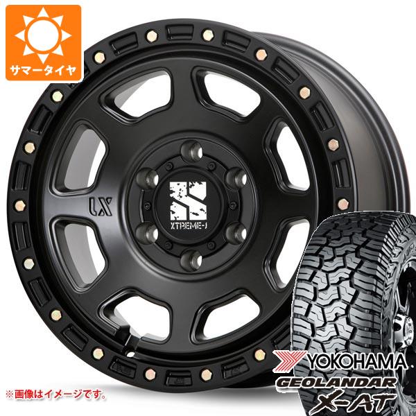 【タイヤ交換対象】サマータイヤ 285/70R17 121/118Q ヨコハマ ジオランダー X-AT G016 ブラックレター MLJ エクストリームJ XJ07 8.0-17 タイヤホイール4本セット