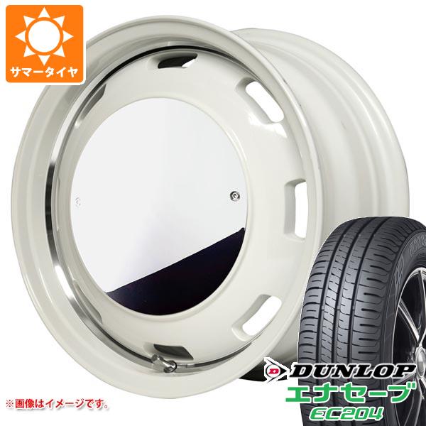 【タイヤ交換対象】キャリイ DA16T用 サマータイヤ ダンロップ エナセーブ EC204 165/60R15 77H ガルシア シスコムーン 4.5-15 タイヤホイール4本セット