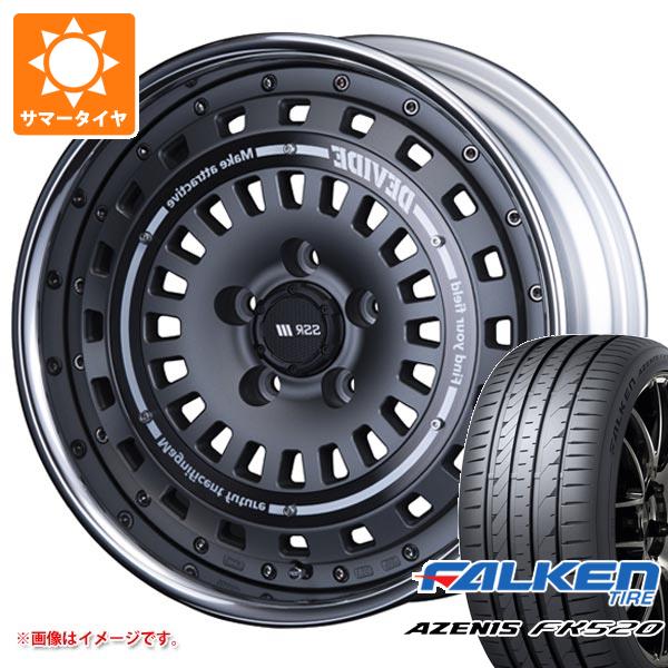 【タイヤ交換対象】サマータイヤ 215/45R17 91Y XL ファルケン アゼニス FK520L SSR ディバイド クロスバッハ 7.0-17 タイヤホイール4本セット