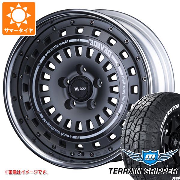 【タイヤ交換対象】CX-5 KE/KF系用 サマータイヤ モンスタ テレーングリッパー 225/65R17 106T ホワイトレター SSR ディバイド クロスバッハ 7.0-17 タイヤホイール4本セット