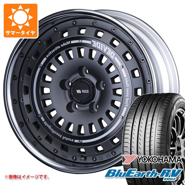 【タイヤ交換対象】ライズ用 サマータイヤ ヨコハマ ブルーアースRV RV03 215/65R16 98H SSR ディバイド クロスバッハ 6.5-16 タイヤホイール4本セット