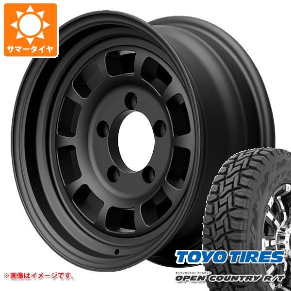 【タイヤ交換対象】ジムニー用 2024年製 サマータイヤ トーヨー オープンカントリー R/T 185/85R16 105/103N LT ホワイトレター ハイブリッジファースト ハイピーク J-01 5.5-16 タイヤホイール4本セット