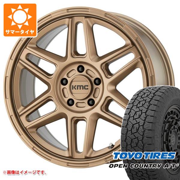 【タイヤ交換対象】アウトランダー GF/GG系用 サマータイヤ トーヨー オープンカントリー A/T3 215/70R16 100T KMC KM716 ノマド 7.5-16 タイヤホイール4本セット