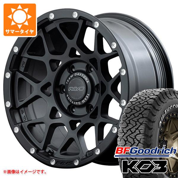 【タイヤ交換対象】サマータイヤ 265/70R17 118/115S BFグッドリッチ オールテレーンT/A KO3 ホワイトレター レイズ デイトナ M8 8.5-17 タイヤホイール4本セット