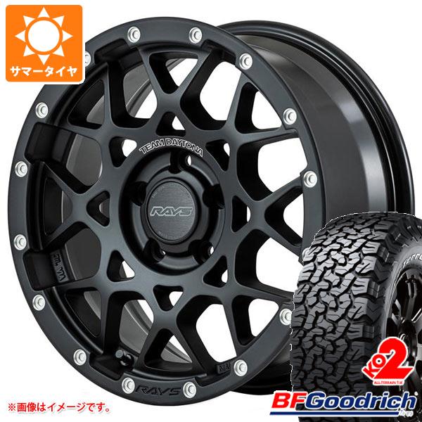 【タイヤ交換対象】ジープ ラングラー JK/JL系用 サマータイヤ BFグッドリッチ オールテレーンT/A KO2 LT285/70R17 116/113S ブラックレター レイズ デイトナ M8 タイヤホイール4本セット