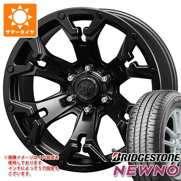 【タイヤ交換対象】T31エクストレイル用 サマータイヤ ブリヂストン ニューノ 215/65R16 98H クリムソン MG ゴーレム 7.0-16 タイヤホイール4本セット