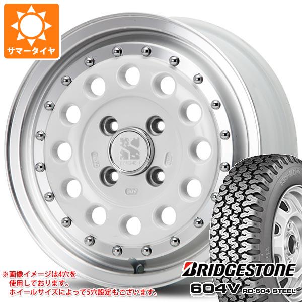 【タイヤ交換対象】エブリイバン DA17V用 サマータイヤ ブリヂストン 604V RD-604 スチール 165R14 6PR (165/80R14 91/90N相当) MLJ エクストリームJ ラギッド 5.0-14 タイヤホイール4本セット