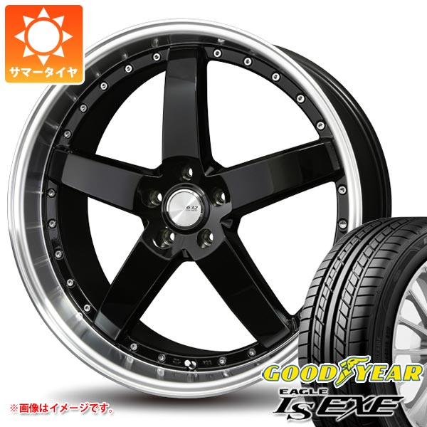 【タイヤ交換対象】サマータイヤ 225/35R20 90W XL グッドイヤー イーグル LSエグゼ バドックス ロクサーニ グラスターファイブ 8.5-20 タイヤホイール4本セット