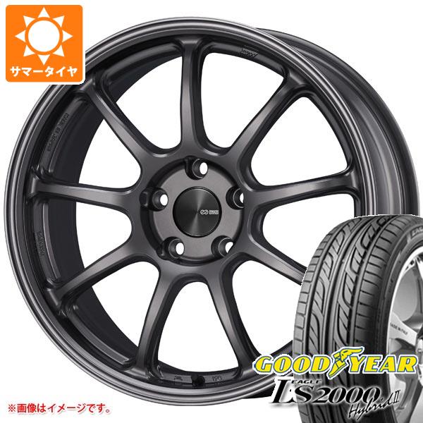 【タイヤ交換対象】サマータイヤ 165/50R15 73V グッドイヤー イーグル LS2000 ハイブリッド2 エンケイ パフォーマンスライン PF09 5.0-15 タイヤホイール4本セット