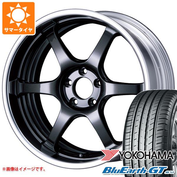 【タイヤ交換対象】サマータイヤ 245/35R19 93W XL ヨコハマ ブルーアースGT AE51 SSR ライナー タイプ6R 8.5-19 タイヤホイール4本セット
