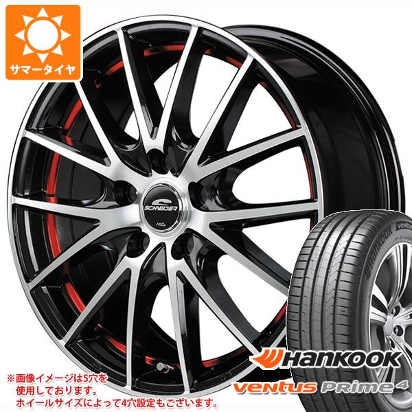 【タイヤ交換対象】サマータイヤ 215/65R16 102H XL ハンコック ベンタス プライム4 K135 K135A シュナイダー RX27 6.5-16 タイヤホイール4本セット