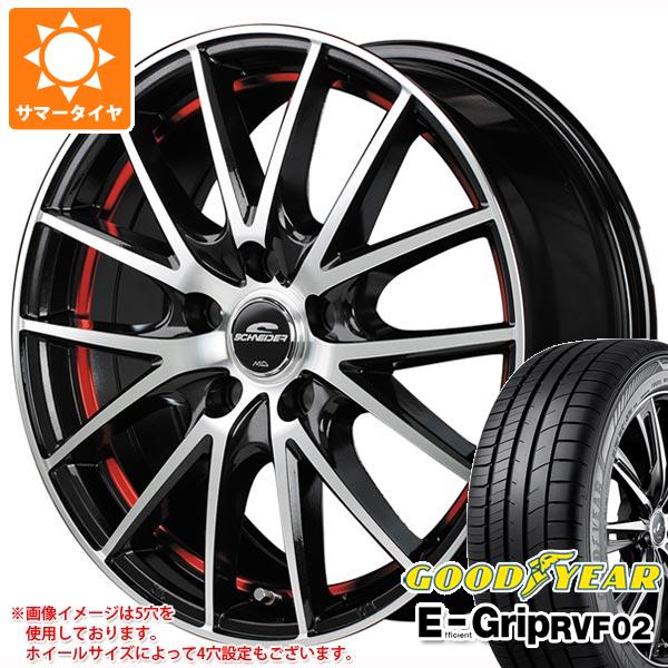 【タイヤ交換対象】サマータイヤ 205/65R16 95H グッドイヤー エフィシエントグリップ RVF02 シュナイダー RX27 6.5-16 タイヤホイール4本セット