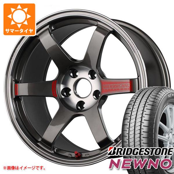 【タイヤ交換対象】サマータイヤ 235/40R18 95W XL ブリヂストン ニューノ レイズ ボルクレーシング TE37 サーガ SL 8.5-18 タイヤホイール4本セット