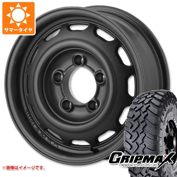 【タイヤ交換対象】5本セット ジムニーシエラ JB74W用 サマータイヤ グリップマックス マッドレイジ M/T 195/80R15 96Q ホワイトレター アピオ ワイルドボア ベンチュラ 6.0-15 タイヤホイール5本セット