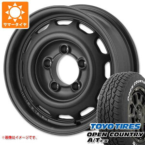 【タイヤ交換対象】ジムニー JB64W用 2024年製 サマータイヤ トーヨー オープンカントリー A/T EX 215/70R16 100H アウトサイドホワイトレター アピオ ワイルドボア ベンチュラ 5.5-16 タイヤホイール4本セット