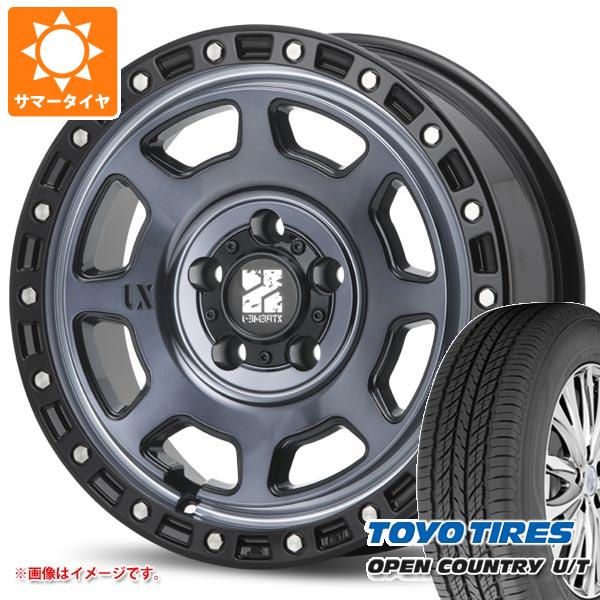 【タイヤ交換対象】CX-8 KG系用 サマータイヤ トーヨー オープンカントリー U/T 225/65R17 102H MLJ エクストリームJ XJ07 8.0-17 タイヤホイール4本セット