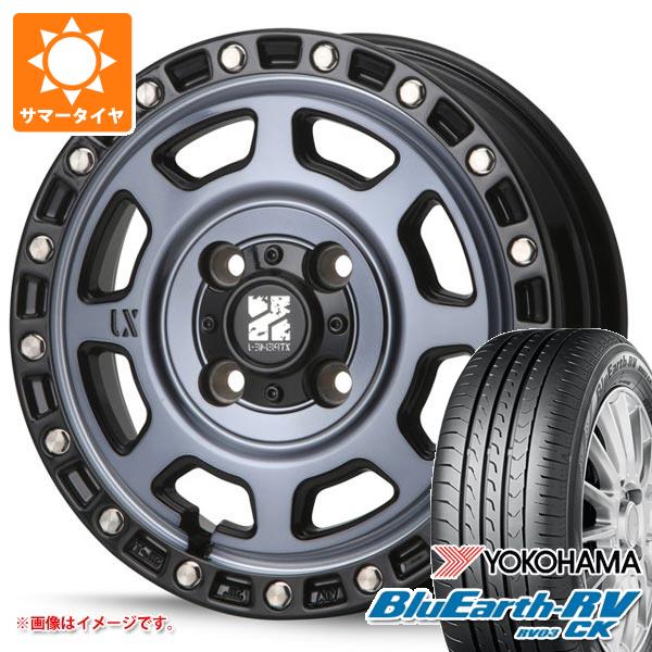 【タイヤ交換対象】アトレーワゴン S300系用 サマータイヤ ヨコハマ ブルーアースRV RV03CK 145/80R13 75S MLJ エクストリームJ XJ07 4.0-13 タイヤホイール4本セット