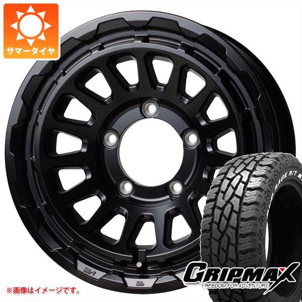 【タイヤ交換対象】ジムニー用 サマータイヤ グリップマックス マッドレイジ R/T MAX LT185/85R16 105/103Q ホワイトレター バークレイハードロック リザード 5.5-16 タイヤホイール4本セット